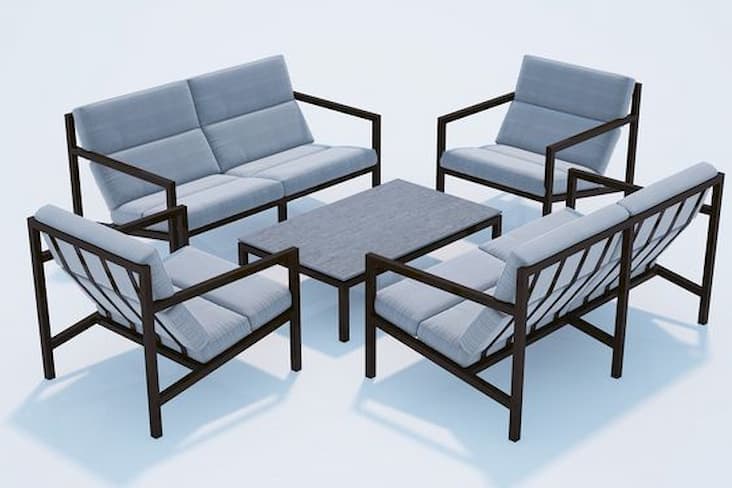 9 Inspirasi Desain Kursi Besi Hollow Minimalis dan Estetik